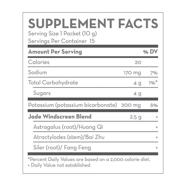 Immunity Support Supplement Facts