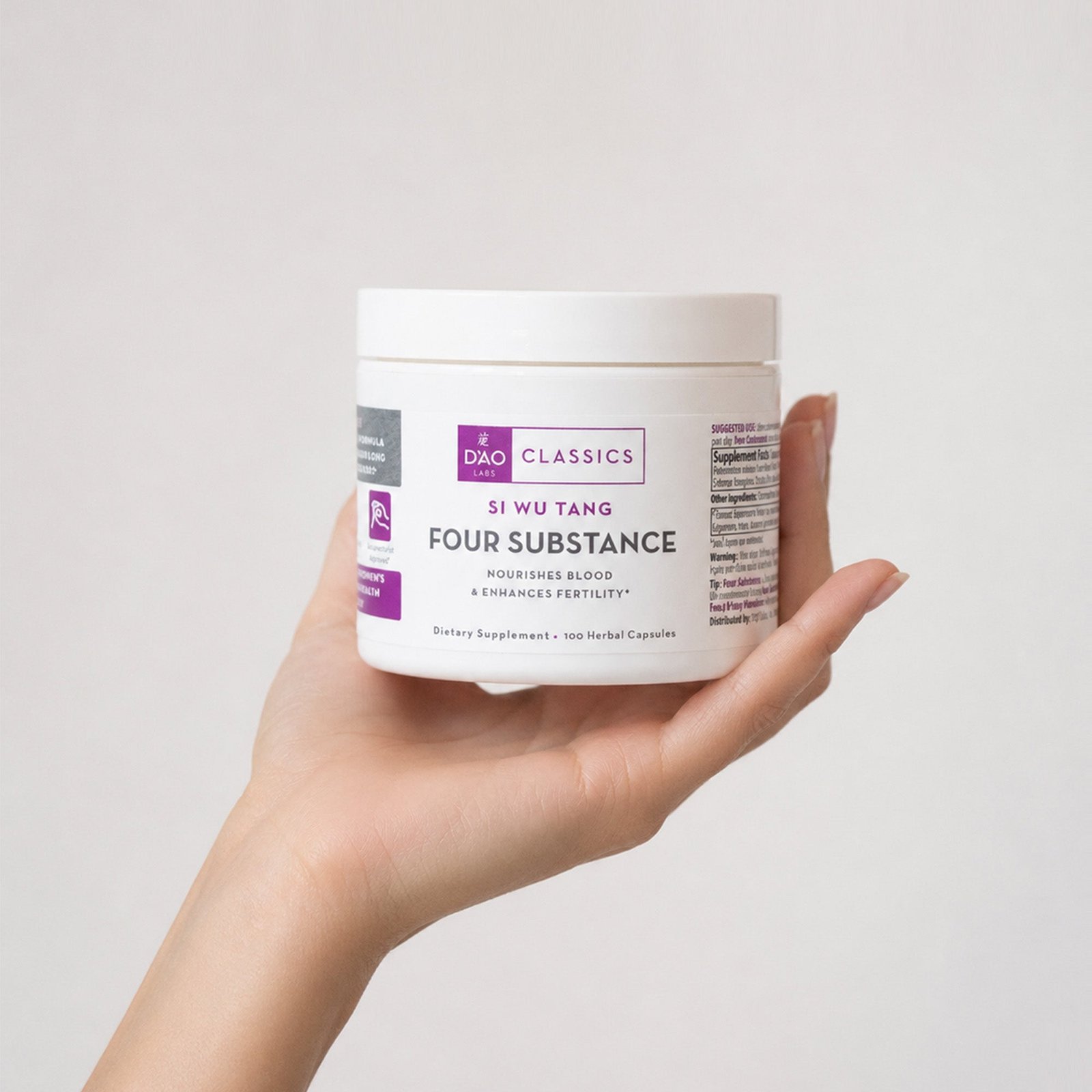 Four Substance Supplement Facts
